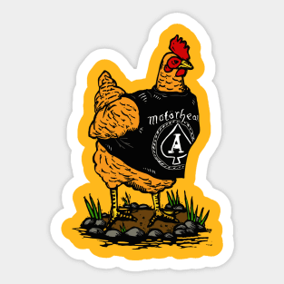 Motorhead Chicken Sticker